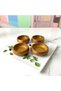 Natural Wooden Serving Bowls |   Set of 4 | Kitchen and Table Decoration-Set of 4 Handmade Wooden Snack Bowls - 2