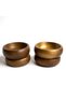Natural Wooden Serving Bowls |   Set of 4 | Kitchen and Table Decoration-Set of 4 Handmade Wooden Snack Bowls - 5