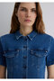 Helen Gold Premium Dark Blue Jean Dress 1310612 -89216 - 6