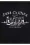 Cat Printed Black T-Shirt Semi Slim Fit / Semi Slim Fit 1612940-900 - 7