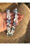 Indigo Blue White Double Bridal Crown Maternity Crown Henna Engagement Wedding Crown Crown Hairband - 4