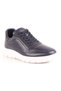 L4502 Comfort Leather Men's Sneakers Navy Blue