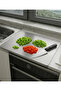 30X40 cm Stainless Steel Single Twist Metal Countertop Protective Cutting Board Dough Rolling Bench - 2