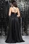 Glitter Tulle Evening Dress Black Tbs366 - 5