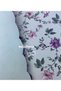 Dekorama Thick Fiber Lined Purple Lilac Small Floral Non-Slip Pvc Round Oilcloth Tablecloth 140 cm Q - 3