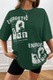 Unisex Cotton Crew Neck Oversize Boyfriend T-shirt