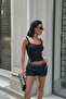 Flexible Blouse with Shirred Front and Slits on the Sides - 4