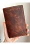 (We Write the Name) Passport Cover - Handmade Genuine Leather - 7
