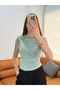 Sleeveless Women's Gather Detailed Sandy Blouse - 5
