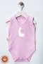 Baby Girl 100% Organic Cotton Cute Fruit Printed 0-12 Months 3-Piece Sleeveless Undershirt Baby Bodysuit - 6