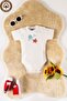 Unisex 100% Organic Cotton Hello Ocean Printed 3-6-9-12 Months 3-Piece Short Sleeve Baby Bodysuit - 4
