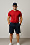8043 Model - Cotton, Tie-Up Regular Fit Summer Shorts - 3