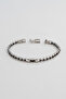 Adjustable Steel Men's Bracelet with Wheel Detail