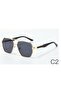Unisex Metal Framed Uv400 Protected Sunglasses Es221