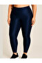Plus Size Leggings Diving Fabric High Waist - 3