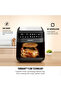 Air Fryer 6.3 L Capacity, 1700 W, Digital Touch Control, Adjustable Temperature (80-200°C) & - 2