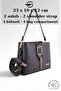 Original Armine Premium Quality Women's Shoulder Bag Suitable for Daily Use 361 Black +1 - 7