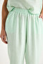 Women's Aqua Green Thick Strap Blouse Elastic Waist Pants Modal Set 3089 60283231 - 6