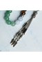 Certified Natural Aventurine, Tiger Eye, Chalcedony Stone 8 mm 33-Piece Cancer Sign Rosary - 4