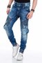 Cd446 Hip Hop Style Cargo Pocketed Skinny Leg Men's Trousers - 2