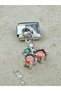 Italian Bracelet Steel Charm with Zircon Stone and Cherry Figure - 6