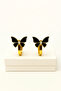 Butterfly Design Compression No Piercing Earrings for Non-Pierced Ears