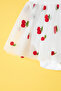 Baby Cherry Pattern Dress Embroidered Party Dress - 5