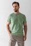 Men's Crew Neck Regular Fit T-Shirt Light Green - 25Y 2020 - 3