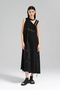 Women's Satin Fabric Detailed Design Long Dress - 3