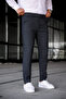 Men's Quality Stretchy Lycra Ankle Length Relaxed Fit Slim Fit Fabric Pants