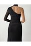 Tiana One Sleeve Tulle Dress with Scarf - 4