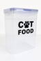 Cat Food Storage Container Transparent Sealed Lid Bfa Free Average Take about 2.5-kg Food - 4