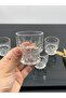 Set of 6 Crystal Glass Coffee Side Water Glass Cup Mug 100ml - 5
