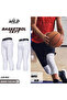 Basketball White 3/4 Sports Tights - 2