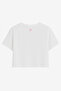 Women's White T-Shirt Colorful Minimal Animal Printed Summer - 4