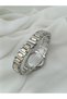 Gold Silver Color Women's Wristwatch Pw97 - 2