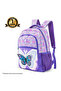 18" Set of 5 Backpack w/ Water Bottle, Lunch Box, Lunch Bag and Pencil Case-3D Butterfly Purple - 5