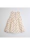 Girl's Heart Patterned Muslin Dress - 2
