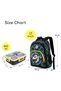 17" Set of 5 Backpack w/ Water Bottle, Lunch Box, Lunch Bag and Pencil Case-T-Rex - 9