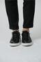 Cora Model Genuine Leather Handmade Men's Black Sneakers Shoes - 4