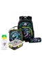 17" Set of 5 Backpack w/ Water Bottle, Lunch Box, Lunch Bag and Pencil Case-T-Rex