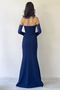 Women's Strapless Sleeve Accessory Fish Satin Alya Dress White, Black, Red, Navy Blue - 6