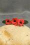 - Hülya 6683 8385 Handmade Polymer Clay Red Poppy Flower Designed Hair Clip / 8 cm - 2
