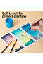 EC404 Brush Set Round Squirrel Hair – Ideal for Watercolor and Sketching - 2