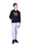 Boy's Track Suit with Hooded Kangaroo Pocket Generation Text Printed - 2