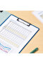 Ef403 Clipboard A4 Blue/green/pink- 1pcs– Ideal For Office, School, And Organization - 4