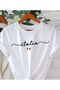 "For Italy Love! Flag Printed White T-Shirt – Minimal and Stylish Choice"