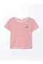 Lcw Kids Crew Neck Striped Girl's T-Shirt (S5)
