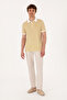 Men's Regular Fit Light Khaki Polo Shirt 50311937-VR183 - 4
