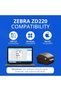 Zebra Direct Thermal Printer ZD220-4 Inch Desktop Printer - USB connectivity - Suitable for Logistics, Light Manufacturing, Retail and Healthcare Applications - 5